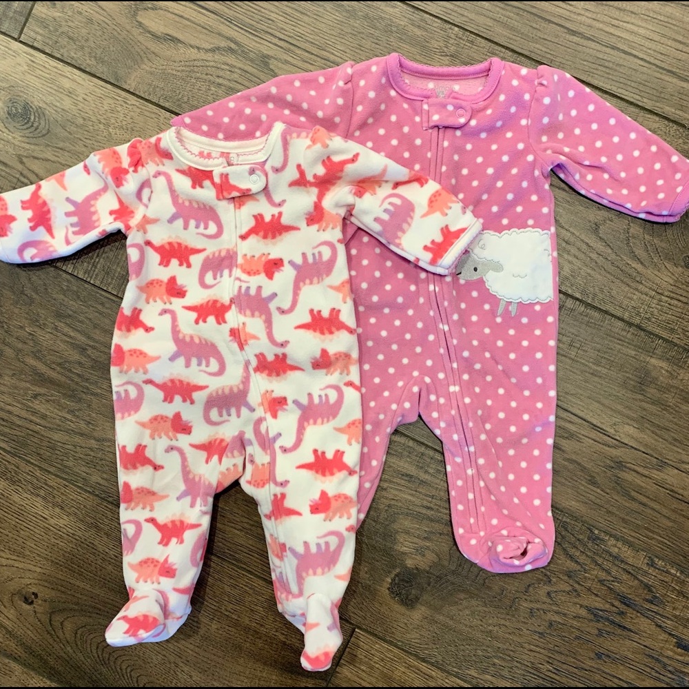 Simple Joys by Carters Fleece Footie Pajamas